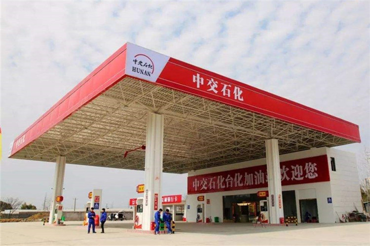 凤城加油站钢结构网架案例6